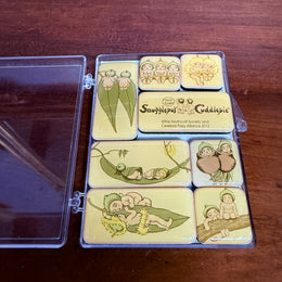 Vintage May Gibbs Mini Fridge Magnets Set