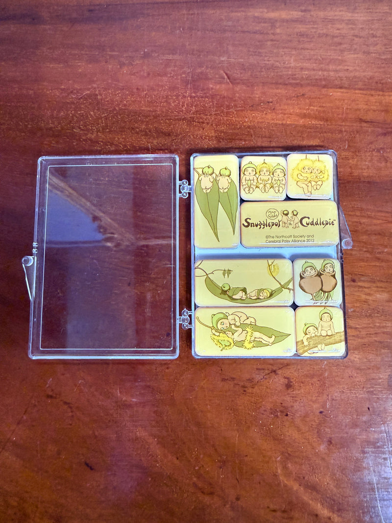 Vintage May Gibbs Mini Fridge Magnets Set