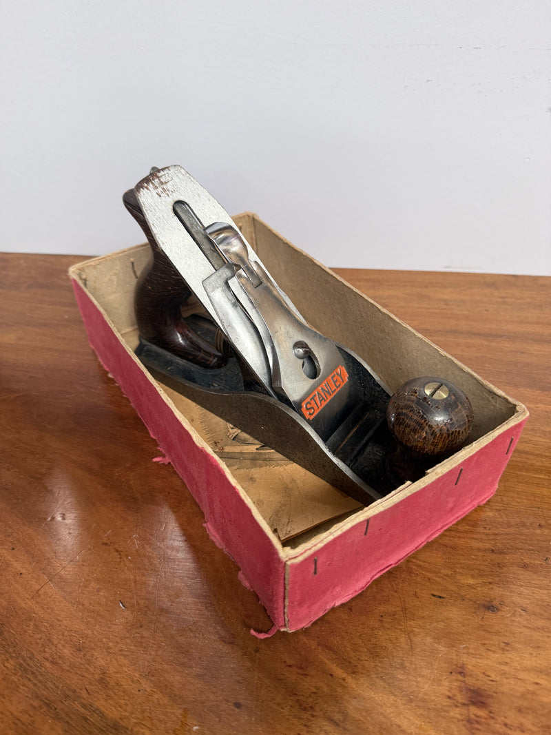 Vintage Stanley No 4 Bailey Plane Original Box & Instructions