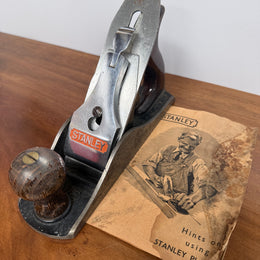 Vintage Stanley No 4 Bailey Plane Original Box & Instructions
