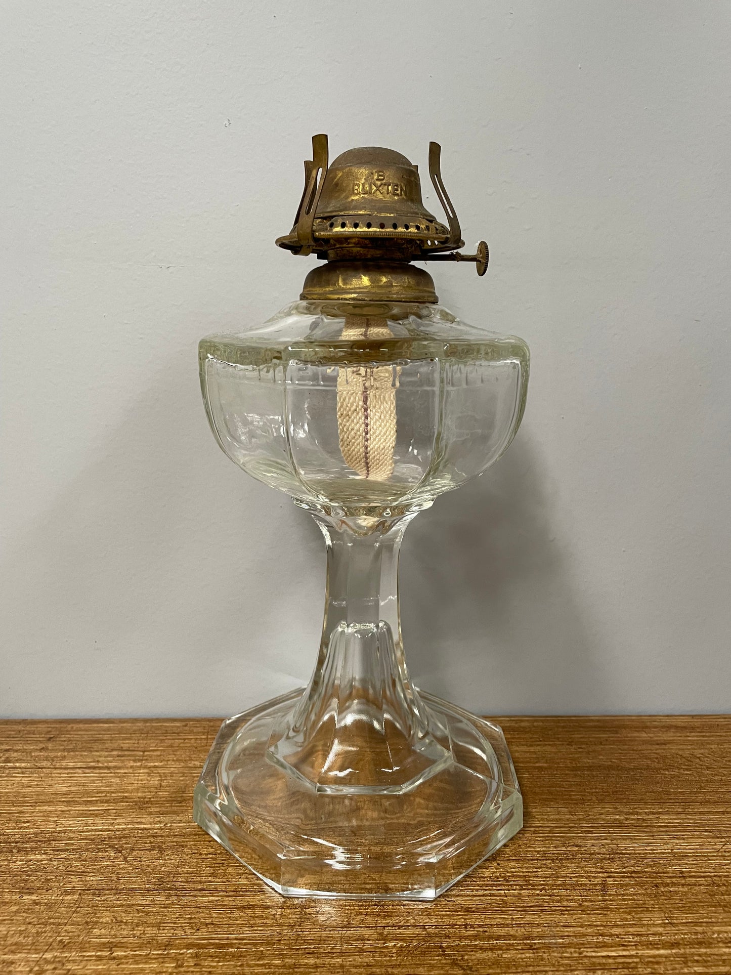 Edwardian Glass Kero Lamp