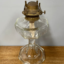 Edwardian Glass Kero Lamp