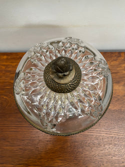 Decorative Glass & Metal Covered Comport | Antique & Vintage | Moonee Ponds Antiques | Australia Wide Delivery