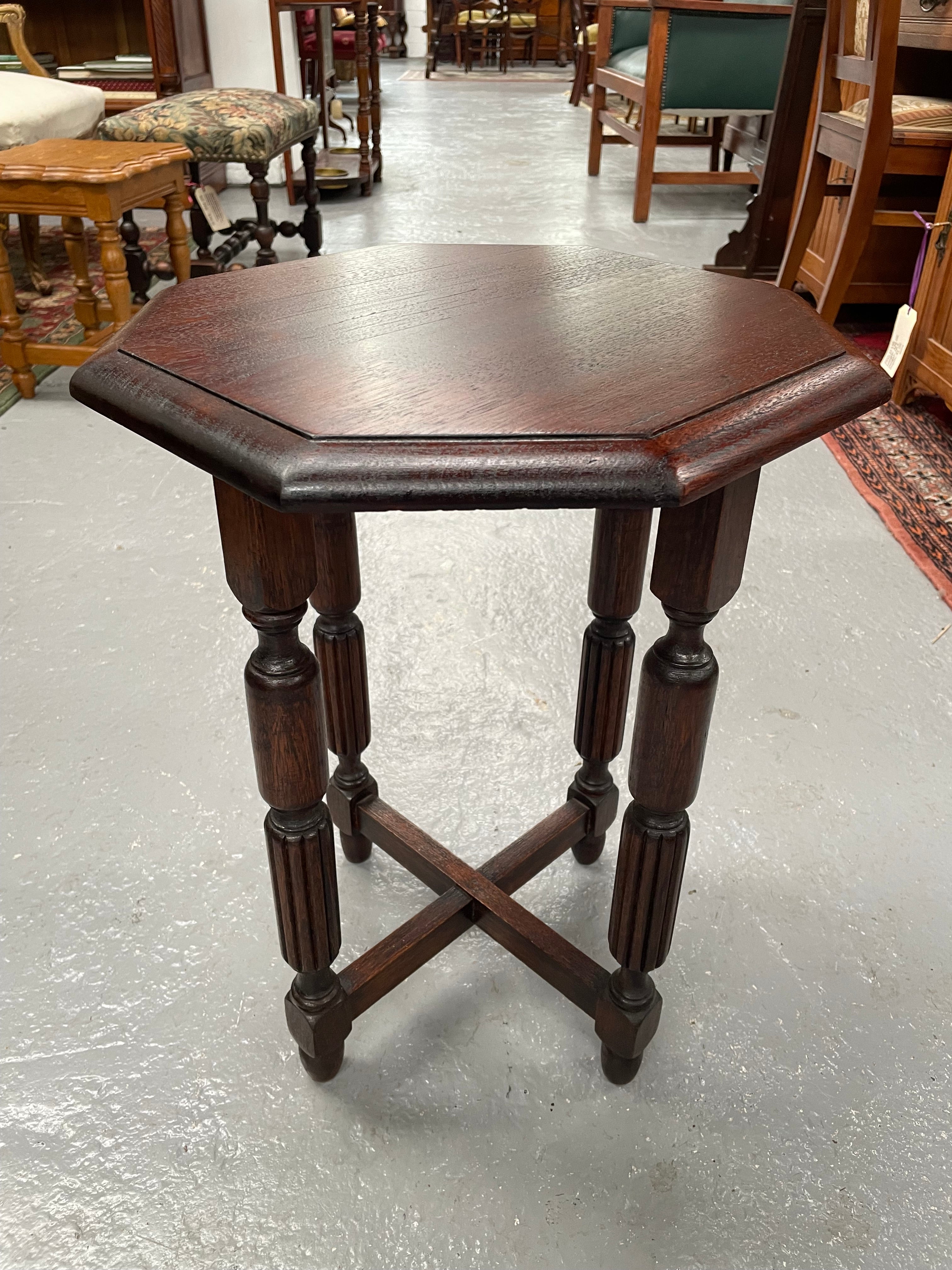 Lovely Hardwood Small Occasional Table | Antique & Vintage | Moonee Ponds Antiques | Australia Wide Delivery