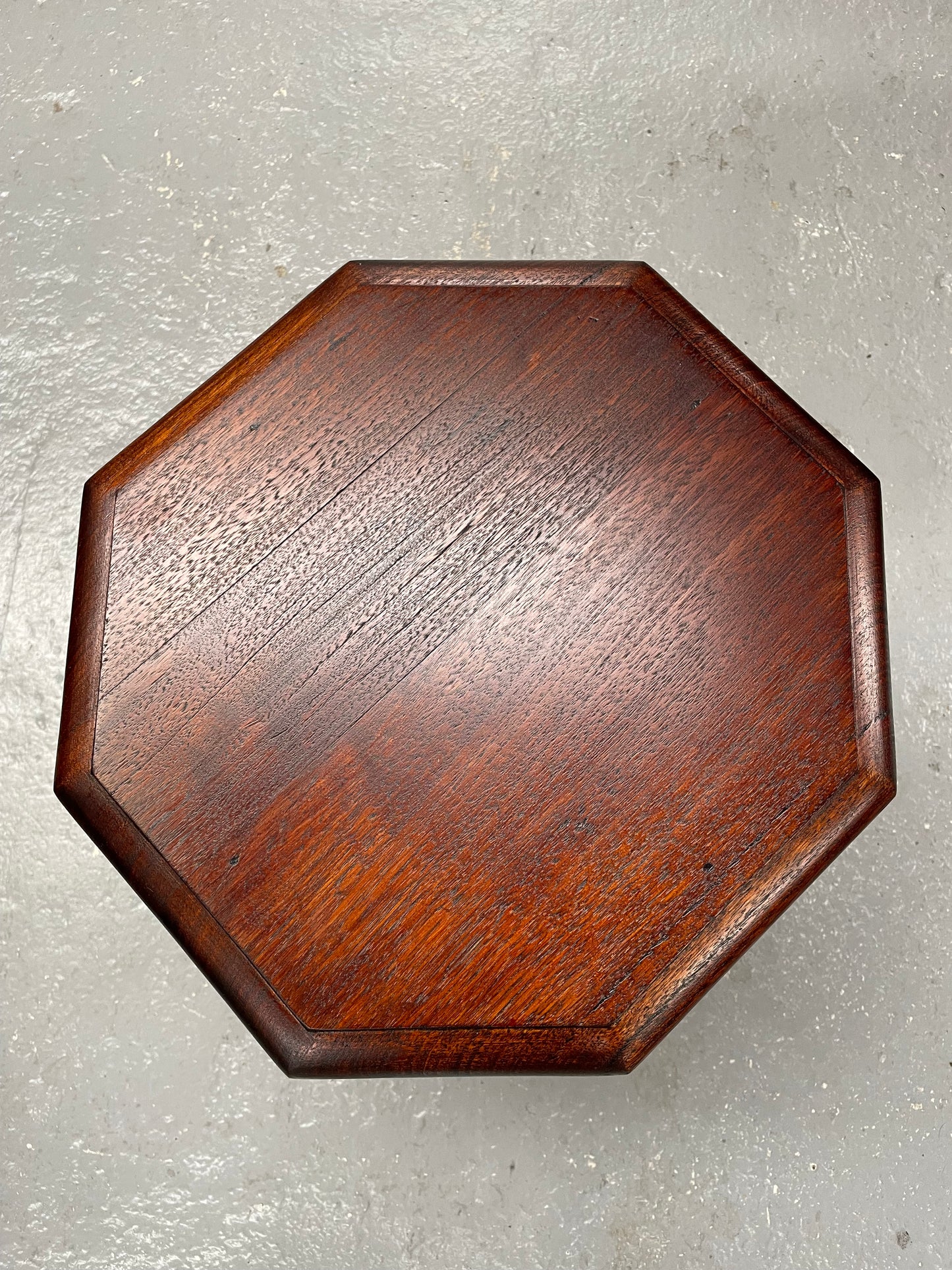 Nicely carved hardwood occasional table. Sourced locally and in good original condition. Please see photos as they form part of the description and condition.