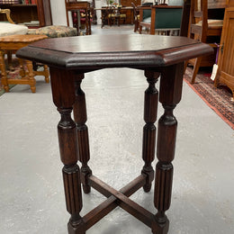 Nicely carved hardwood occasional table. Sourced locally and in good original condition. Please see photos as they form part of the description and condition.