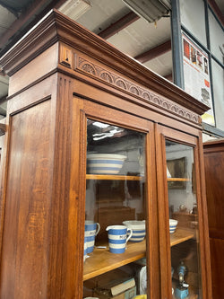 French Oak Henry II Two Door Bookcase | Antique & Vintage | Moonee Ponds Antiques | Australia Wide Delivery