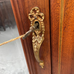 Walnut Louis XVI th Style two Door Armoire