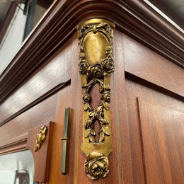 Walnut Louis XVI th Style two Door Armoire