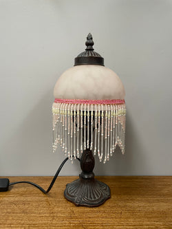 Vintage Lamp With Glass Shade | Antique & Vintage | Moonee Ponds Antiques | Australia Wide Delivery