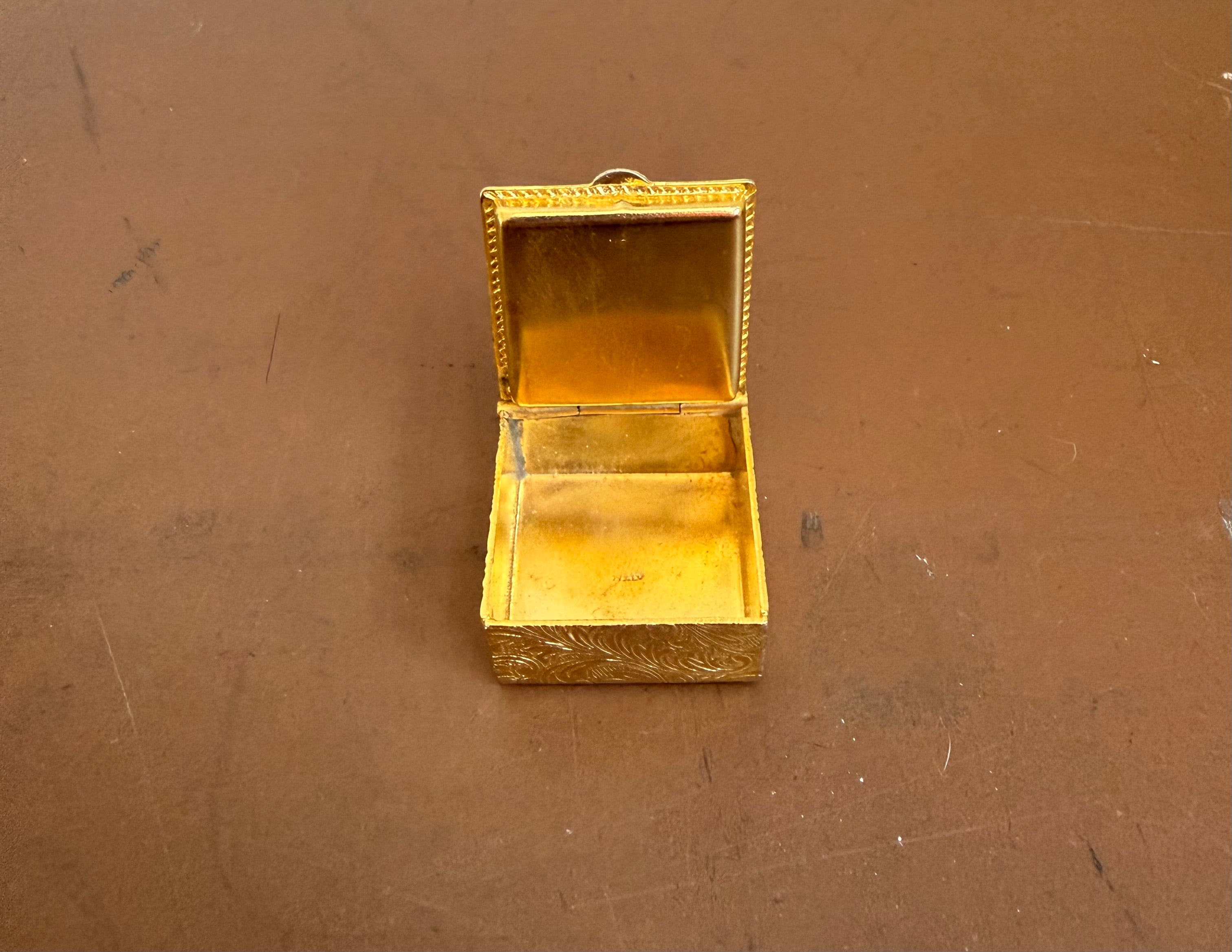 Italian Micro Mosaic Pill Box