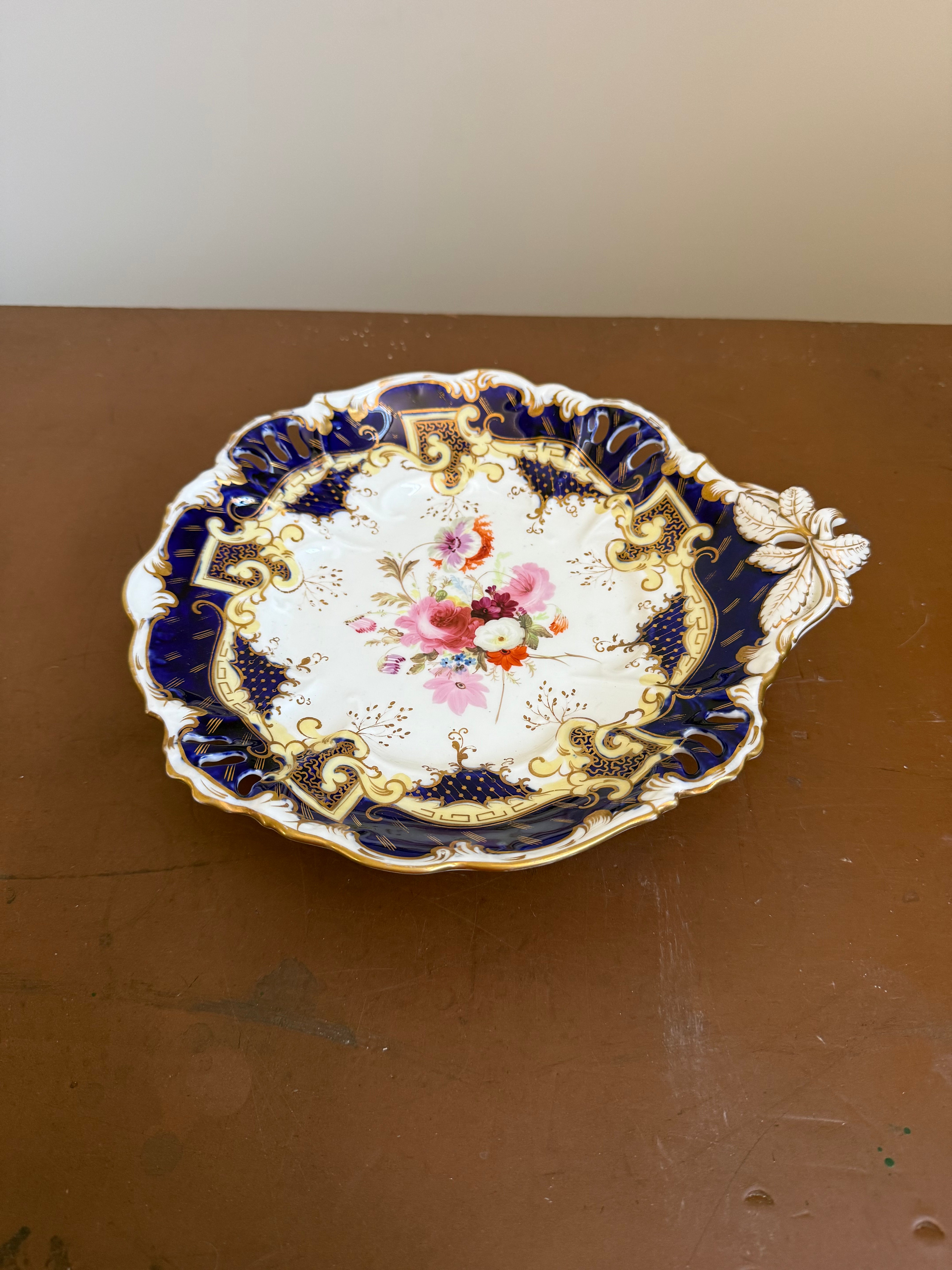 Antique Coalport Style Comport