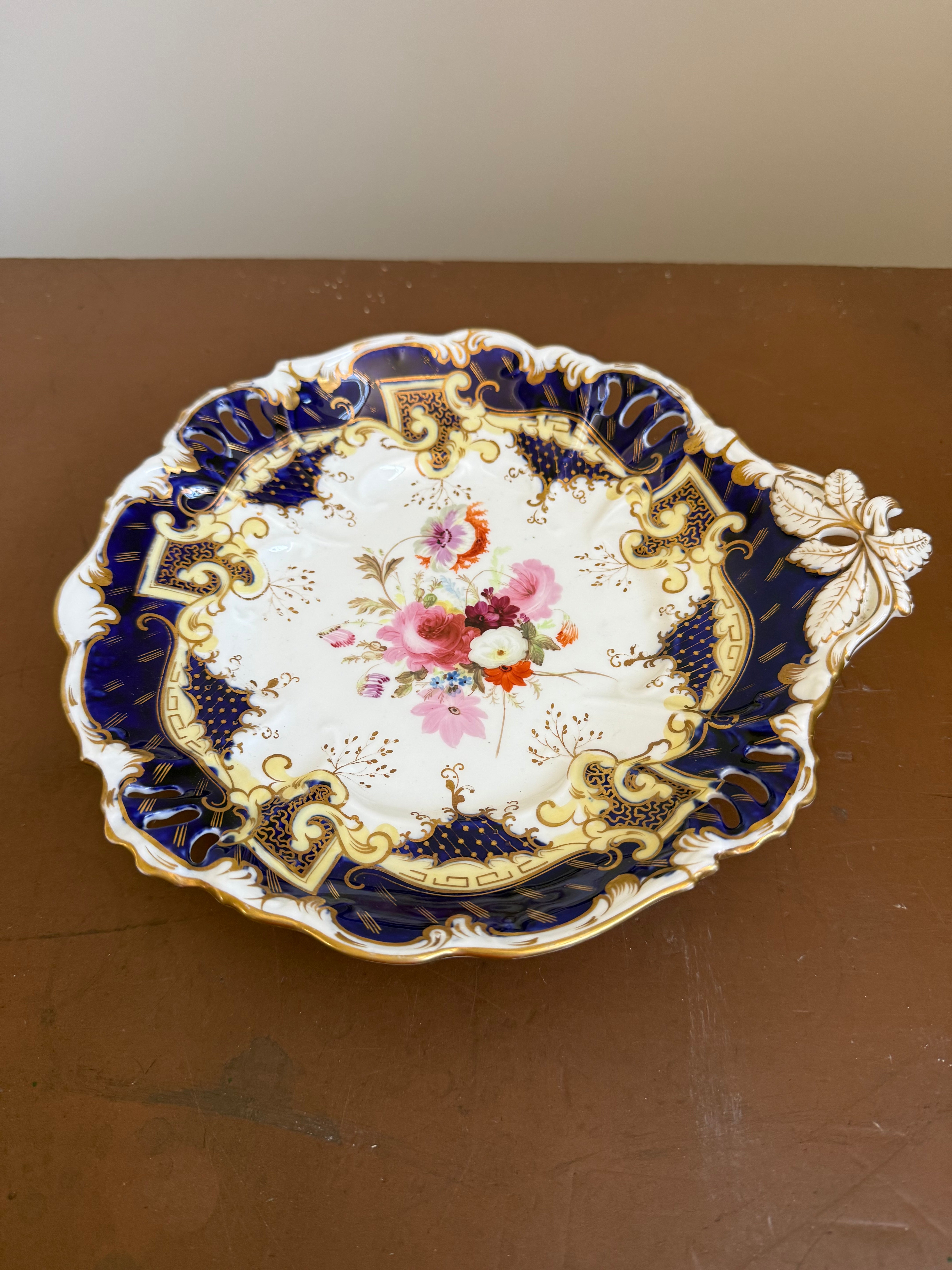 Antique Coalport Style Comport