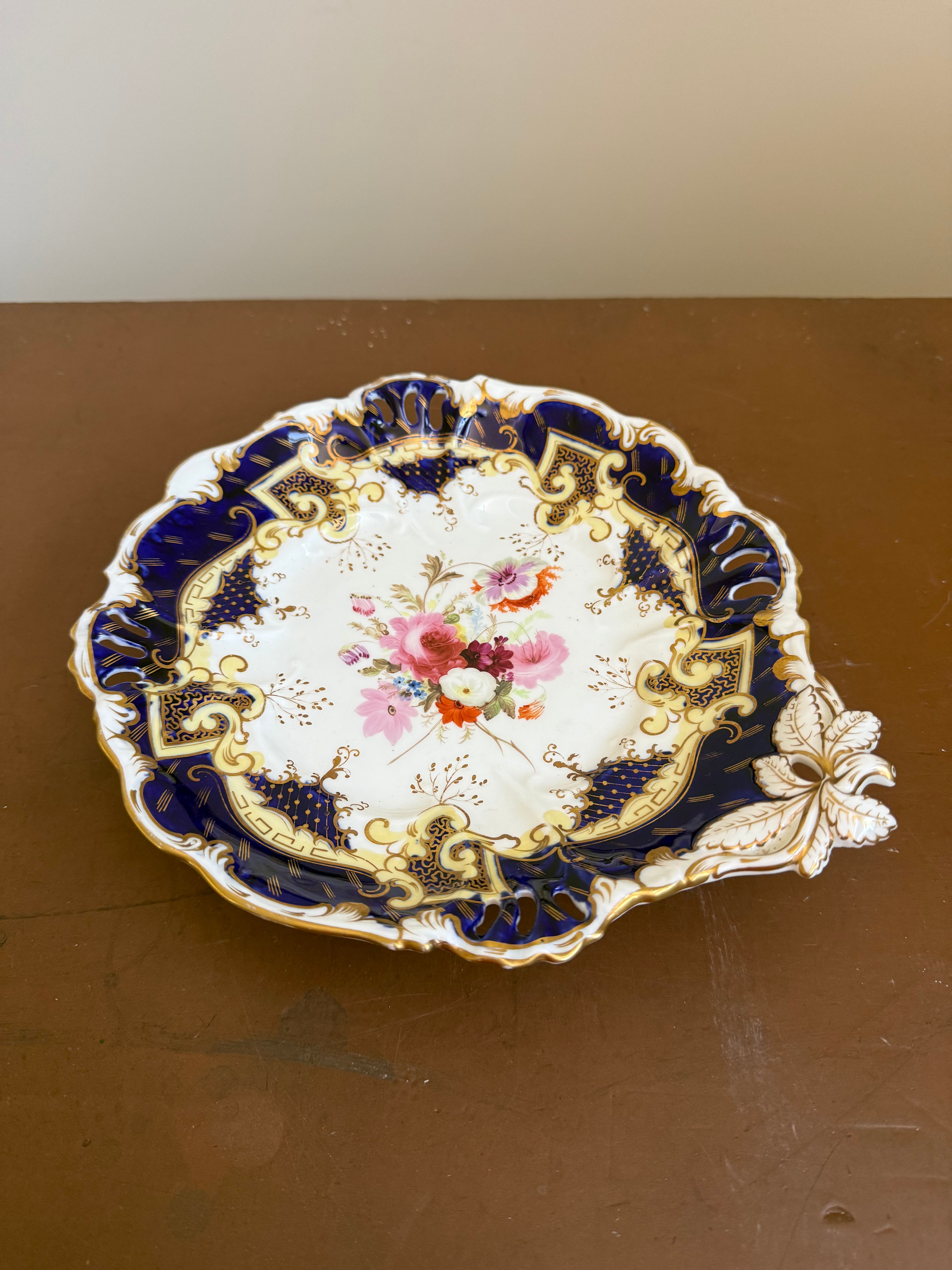 Antique Coalport Style Comport