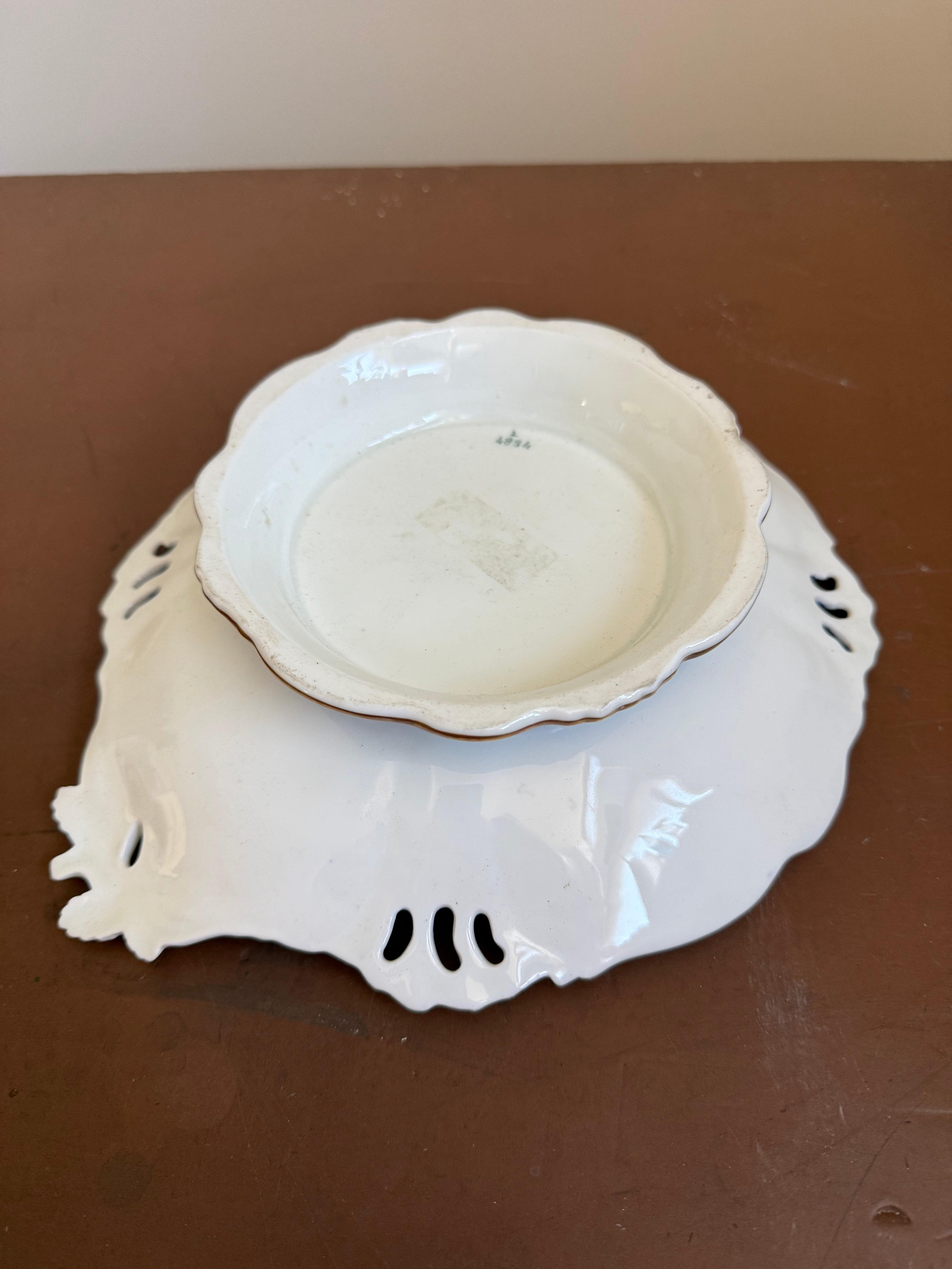 Antique Coalport Style Comport