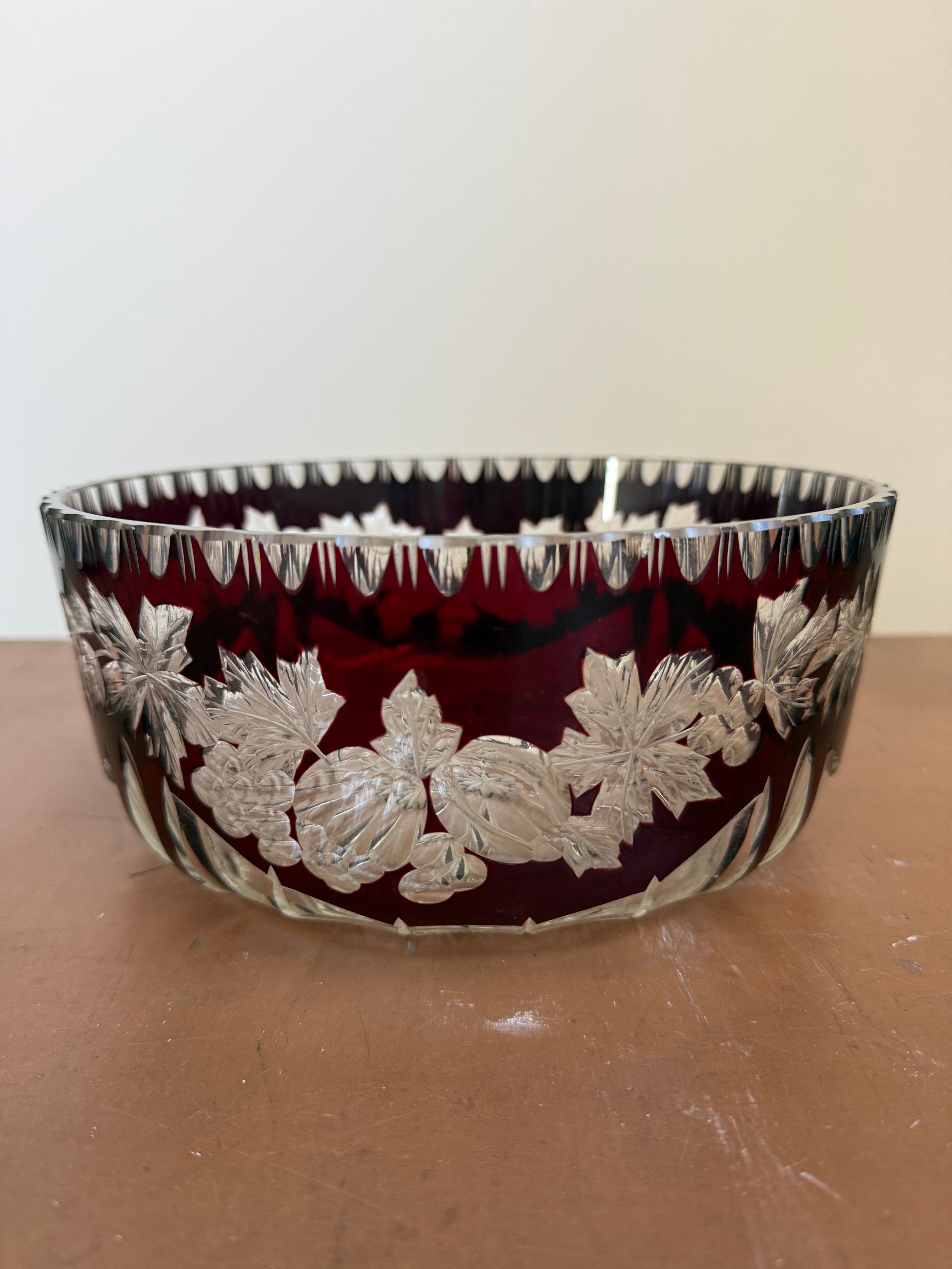 Vintage Ruby West. German Bowl