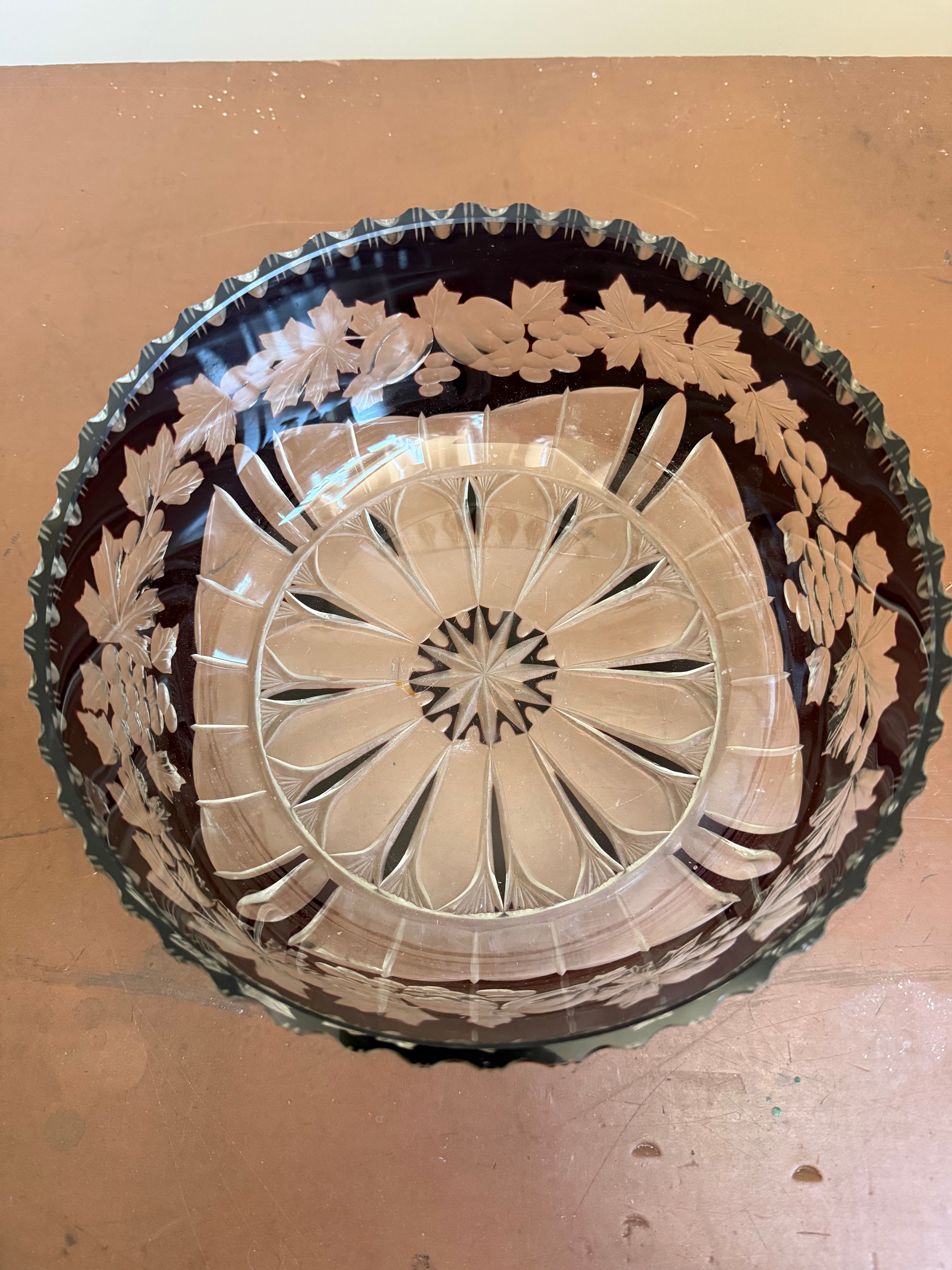 Vintage Ruby West. German Bowl