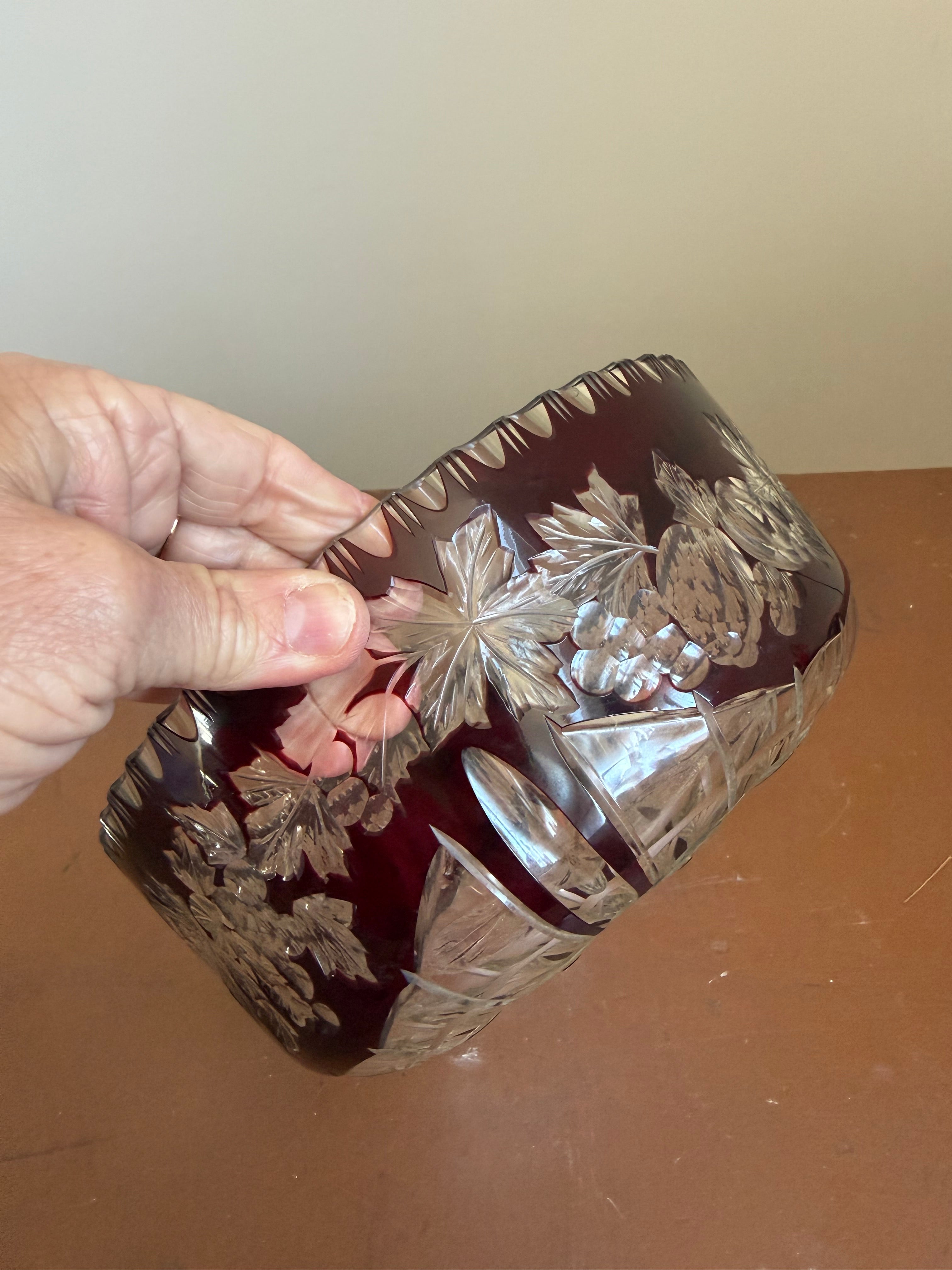Vintage Ruby West. German Bowl