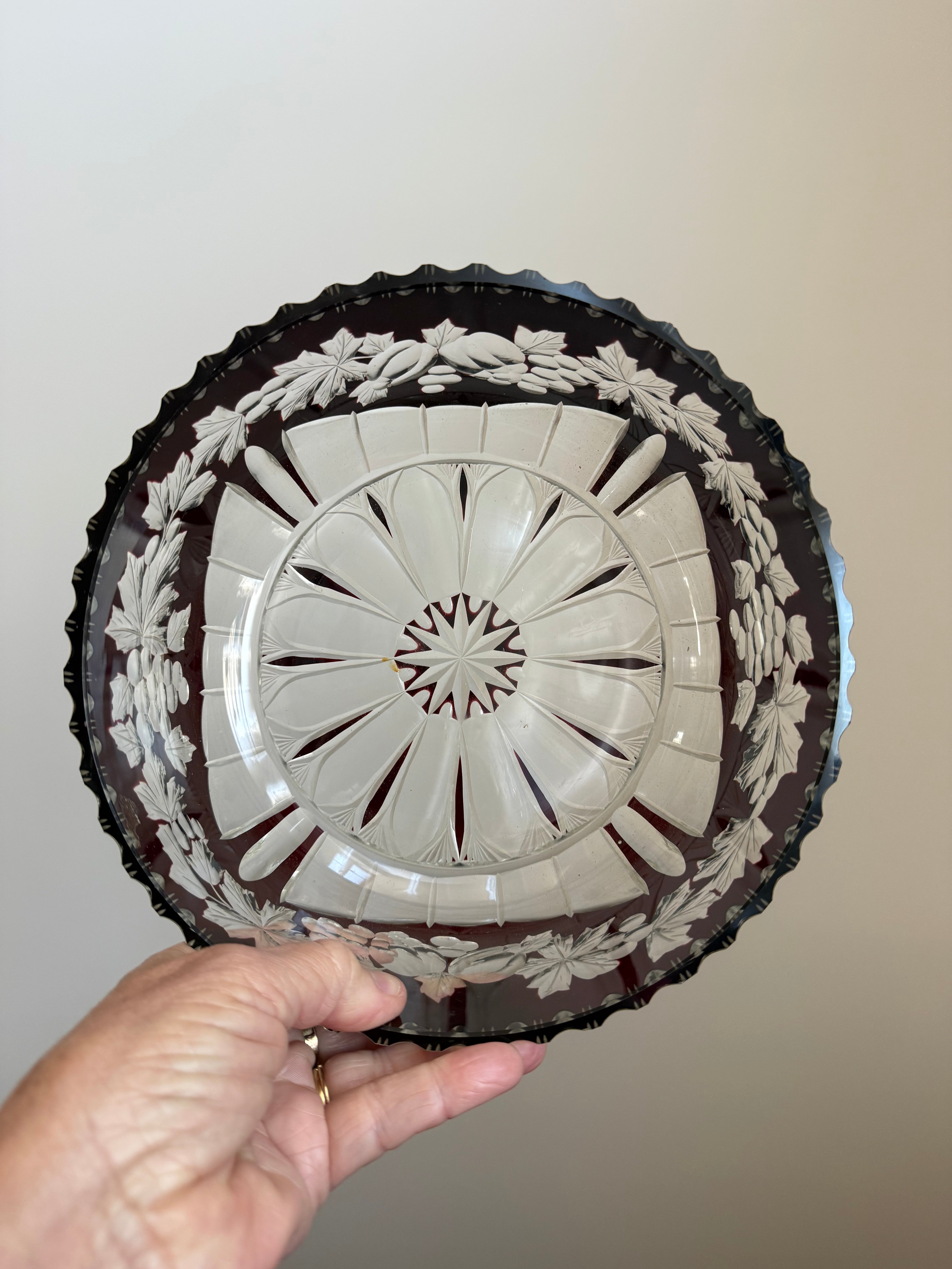 Vintage Ruby West. German Bowl
