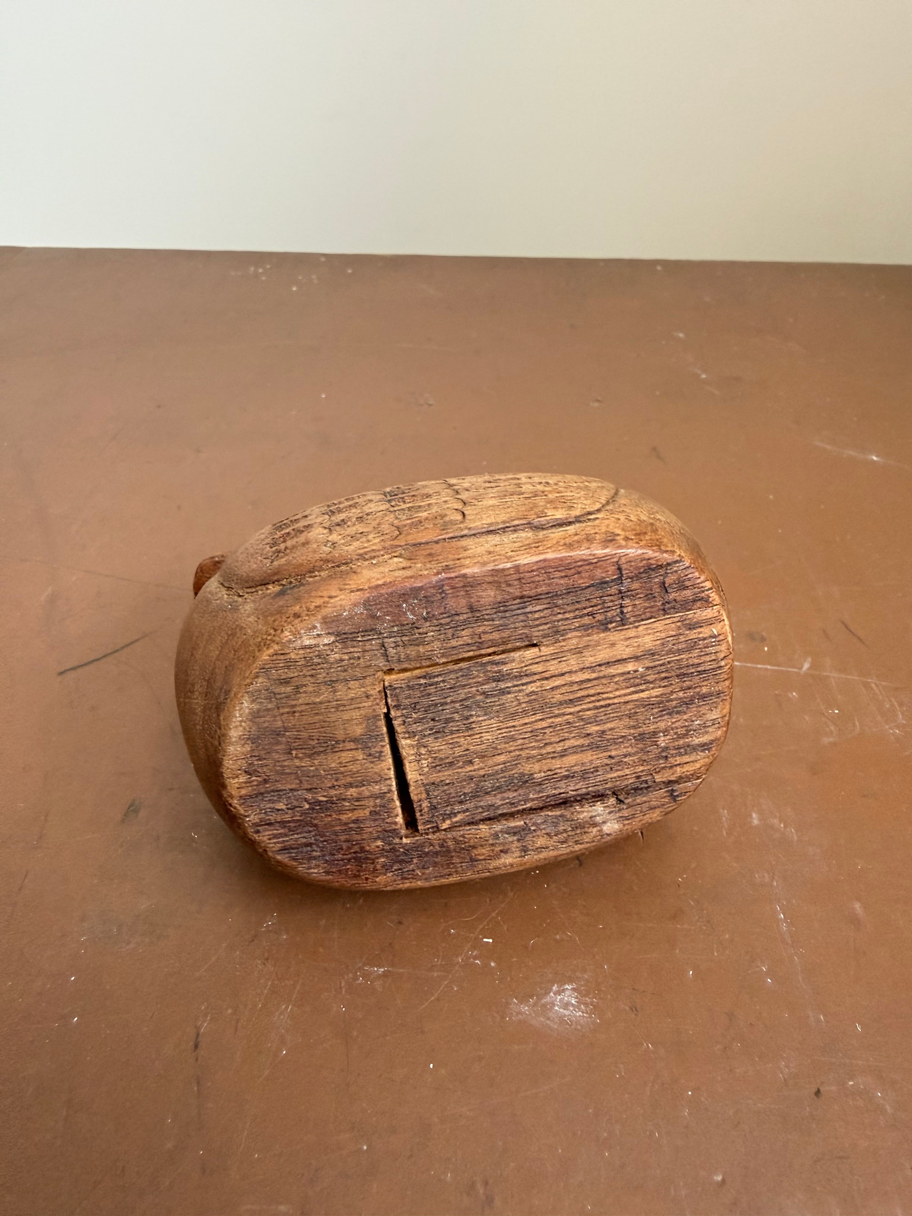 Vintage Wooden Duck Hidden Compartment Figure/Box