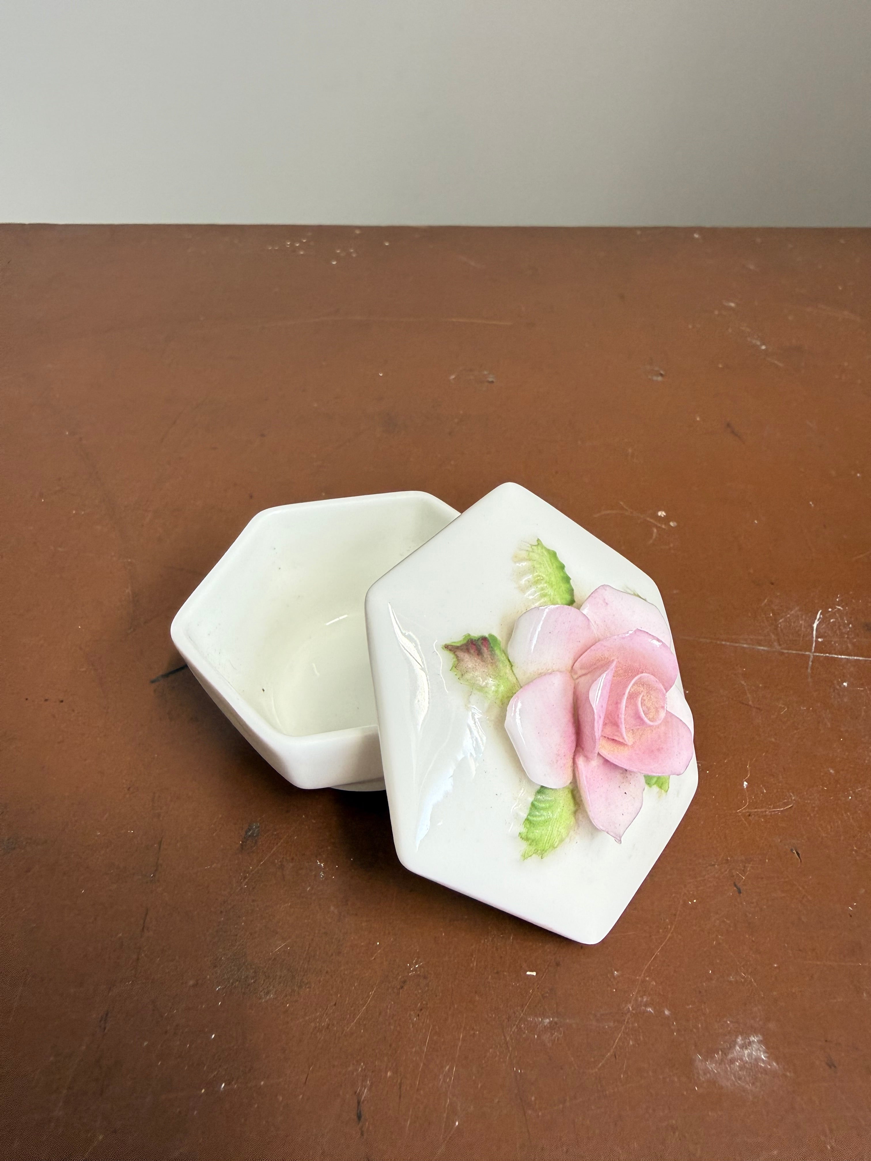 Vintage Coalport Trinket Box C1980's