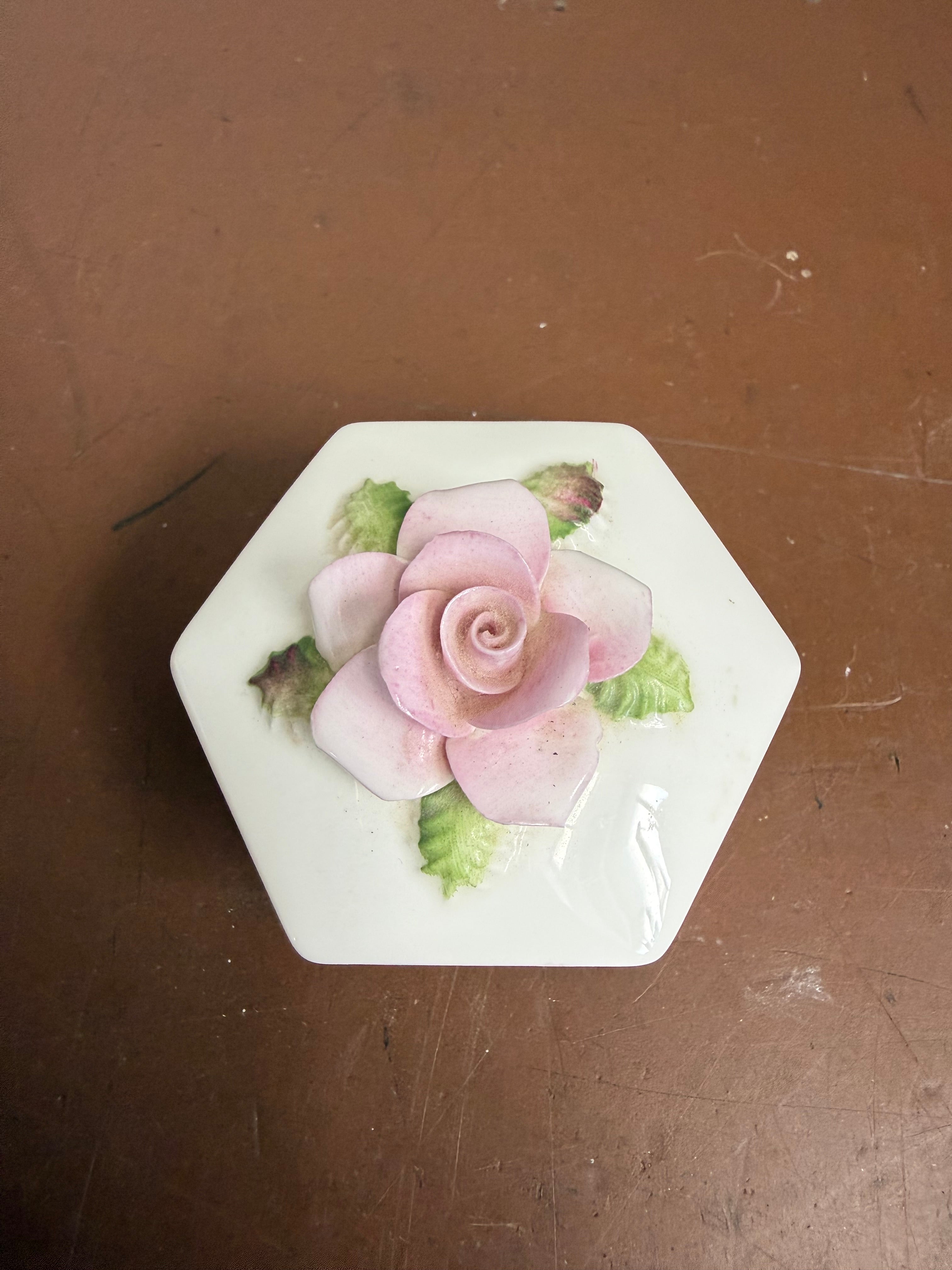Vintage Coalport Trinket Box C1980's