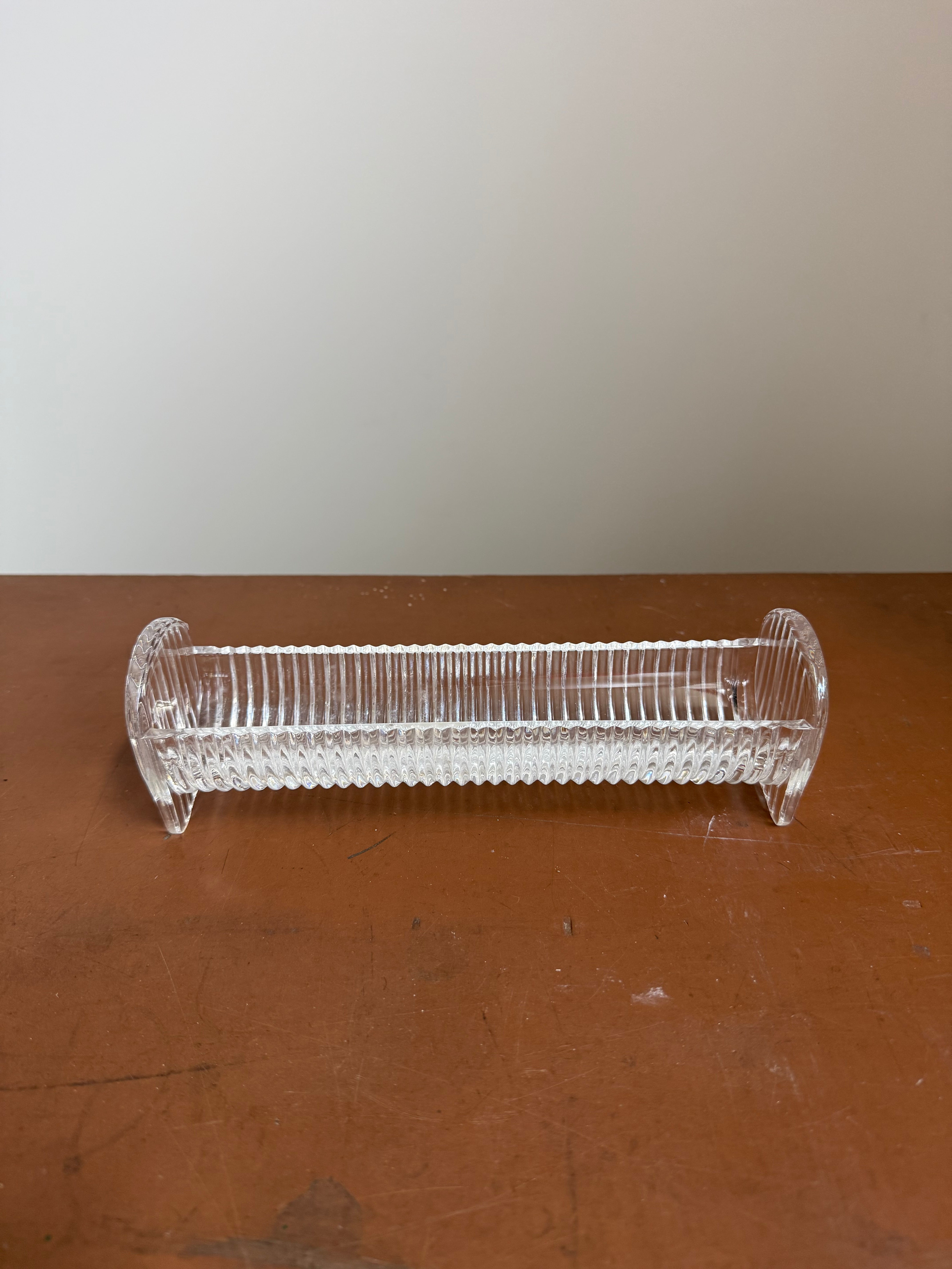 Vintage Cut Crystal Cracker Tray C1970's