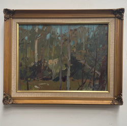 Beautiful Australian Landscape Oil Painting by Hans Van Vlodrop | Antique & Vintage | Moonee Ponds Antiques | Australia Wide Delivery