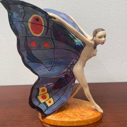 Stunning Limited Edition Carlton Ware Butterfly Girl