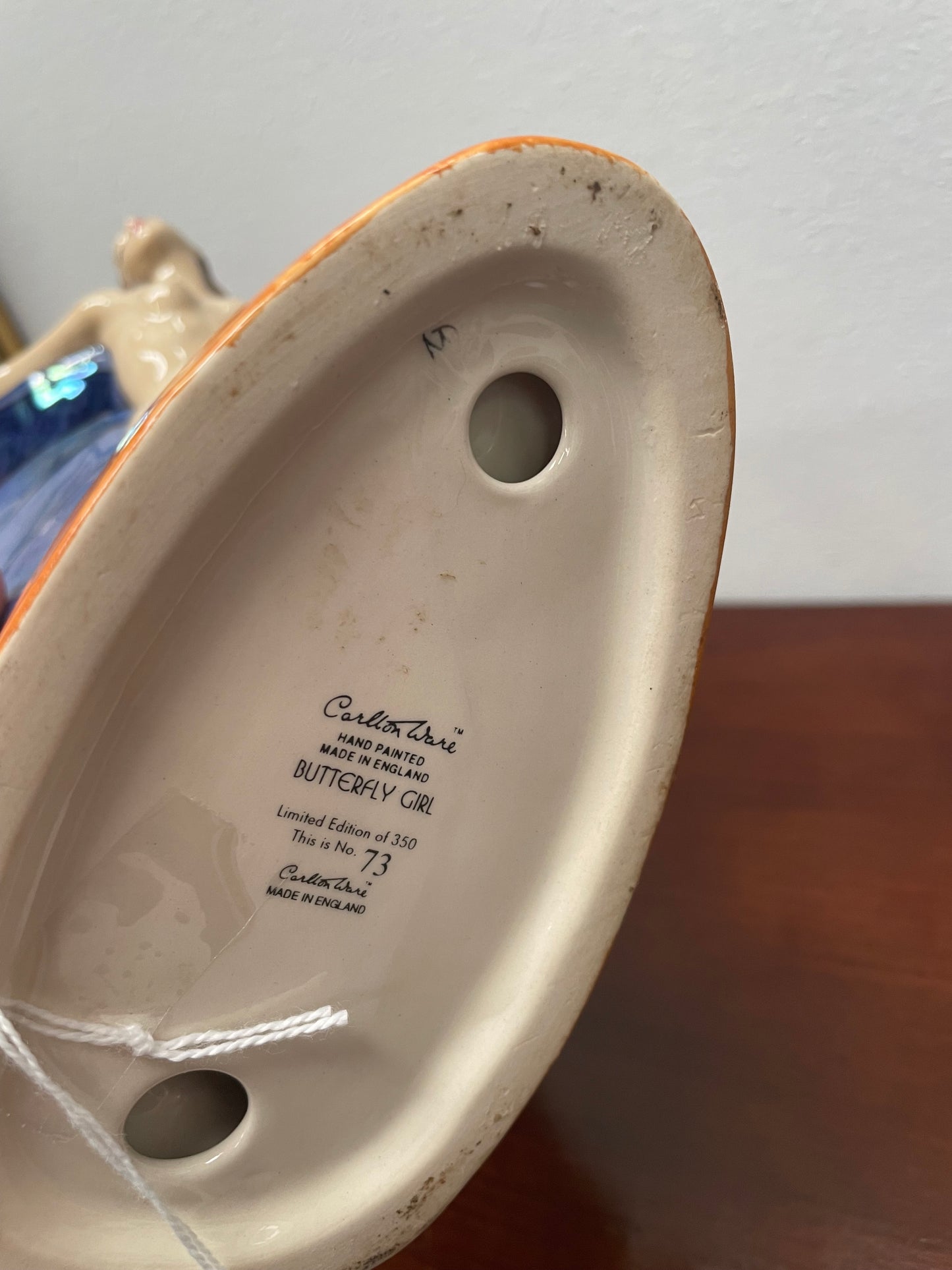 Stunning Limited Edition Carlton Ware Butterfly Girl