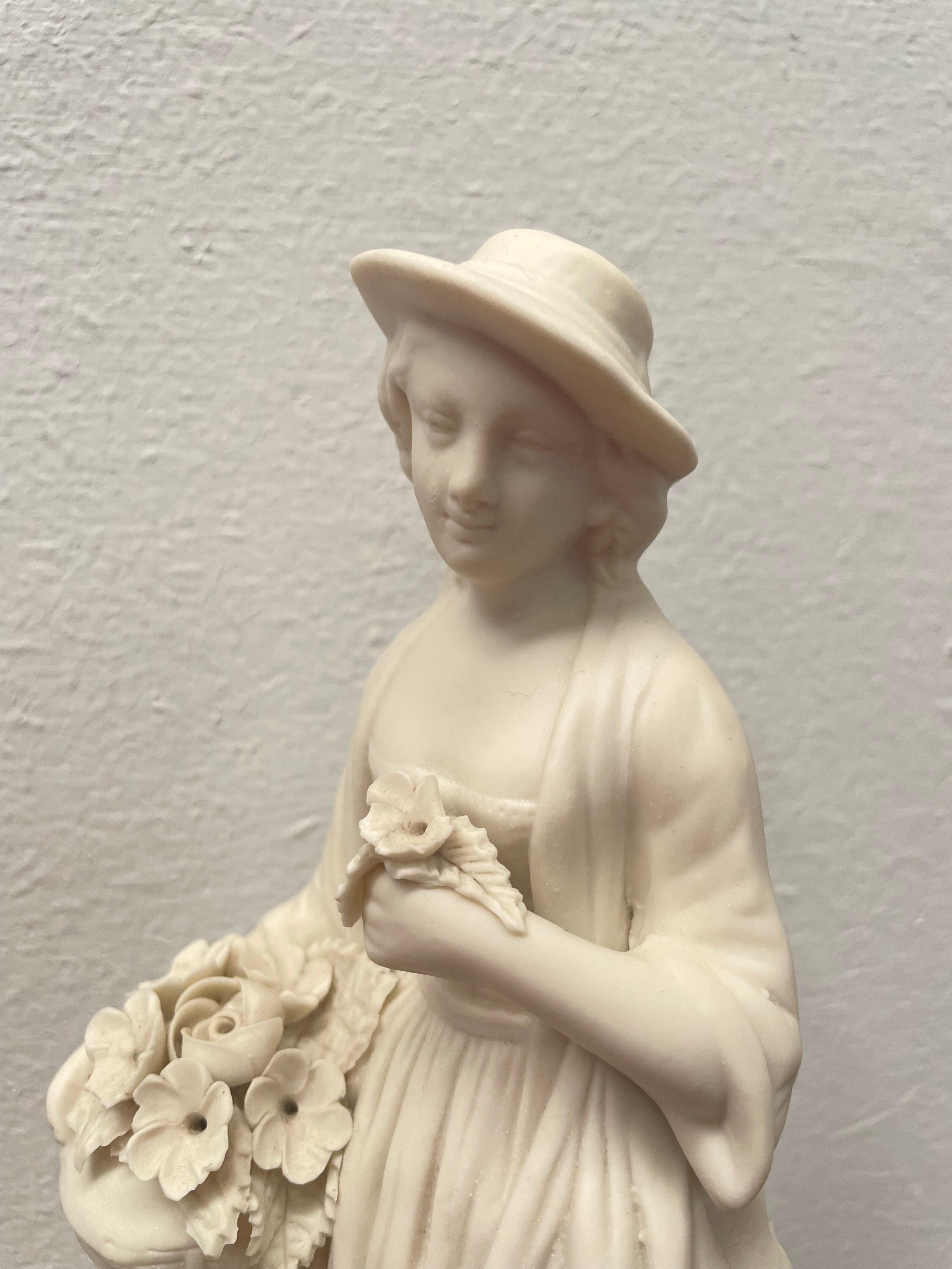 Victorian Parian Lady Statue | Antique & Vintage | Moonee Ponds Antiques | Australia Wide Delivery