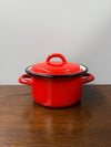 Vintage Enamelware Cooking Pot