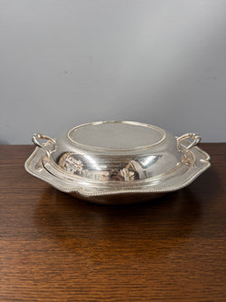 Vintage William Farmer & Co Detailed Entree Covered Bowl