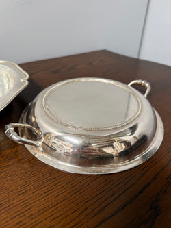 Vintage William Farmer & Co Detailed Entree Covered Bowl