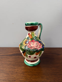 Vintage Italian Hand Painted Jug