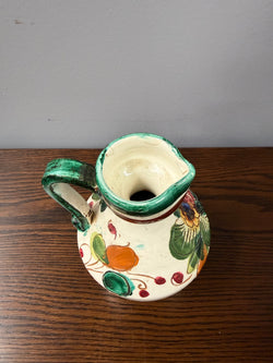 Vintage Italian Hand Painted Jug