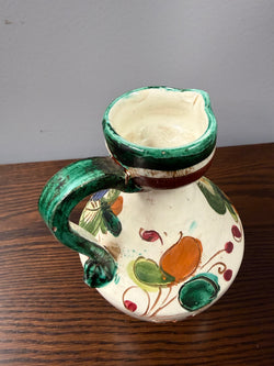 Vintage Italian Hand Painted Jug