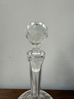Antique Victorian Etched Glass Decanter