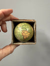 Rare Antique Pocket Globe in Box, Circa 1850s