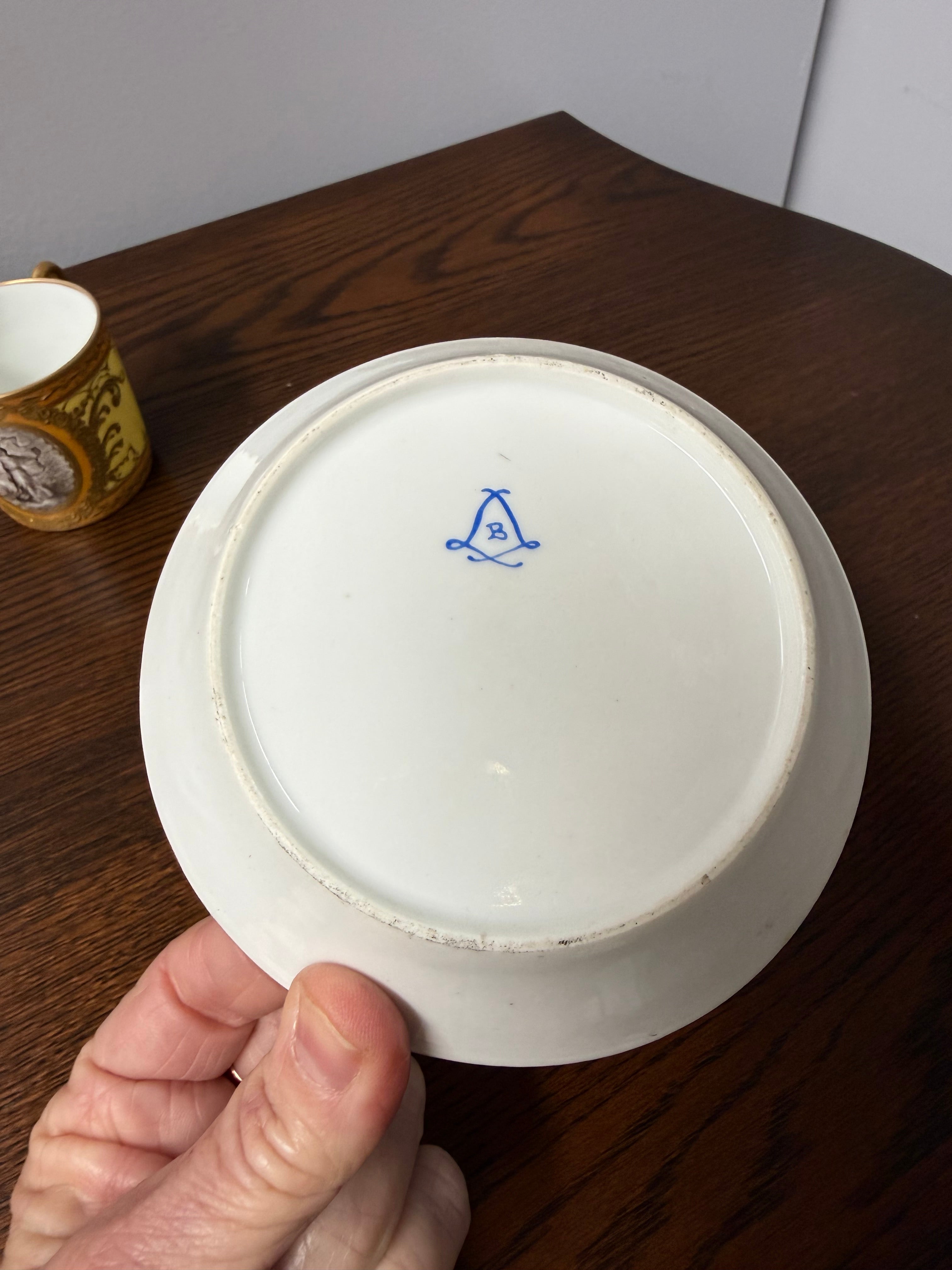 Luxury Regency-Empire Period Cup & Saucer