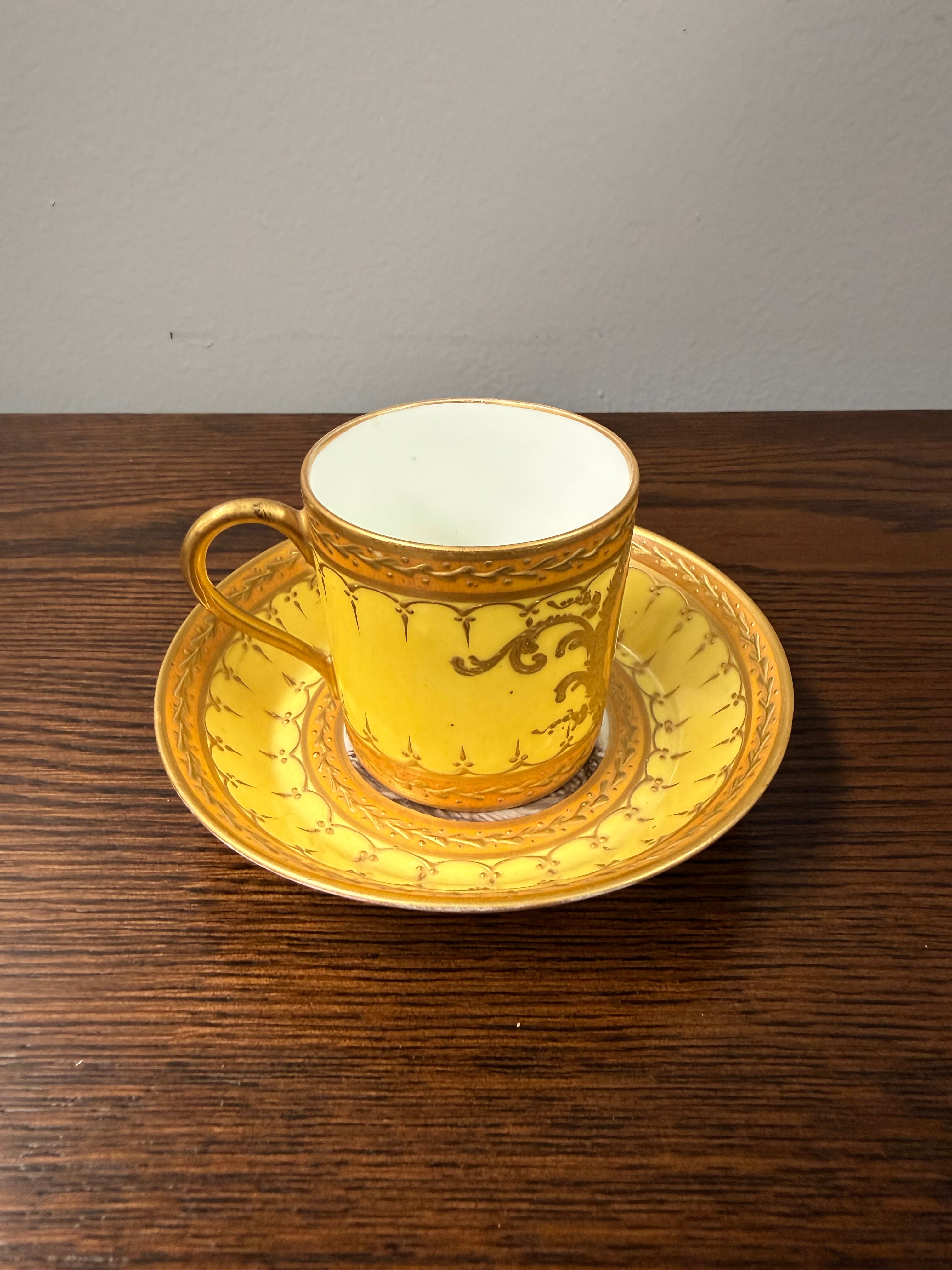 Luxury Regency-Empire Period Cup & Saucer