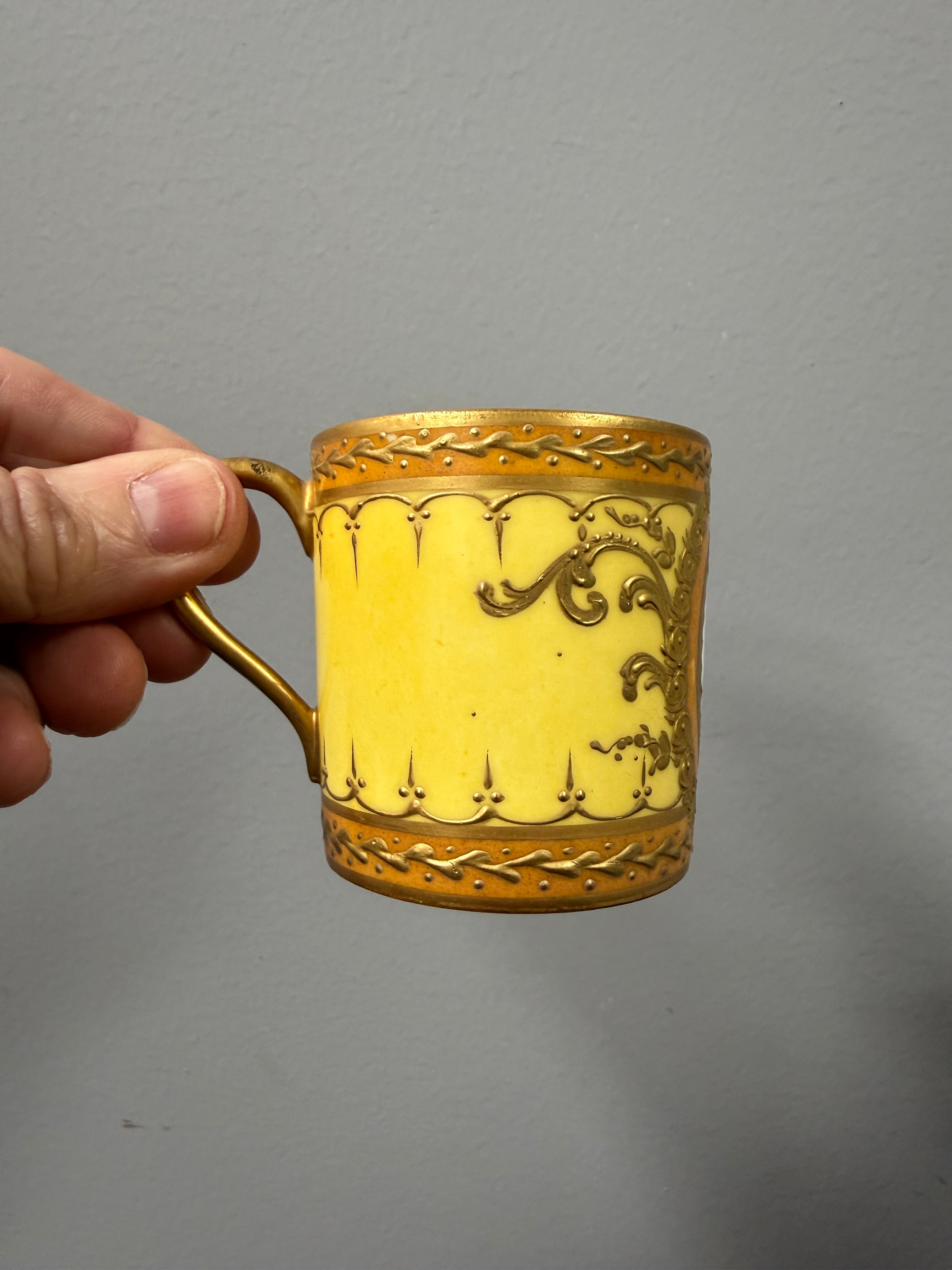 Luxury Regency-Empire Period Cup & Saucer