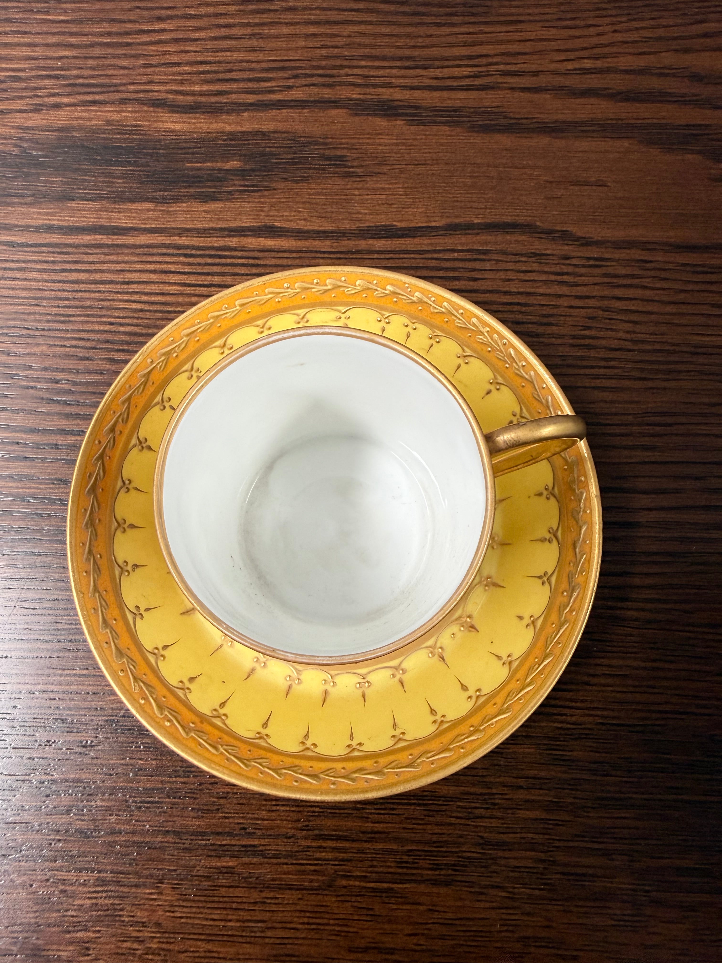 Luxury Regency-Empire Period Cup & Saucer