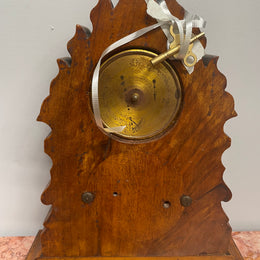 Late Victorian Gothic clock and Barometer