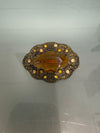 Vintage Amber Stone Brooch | Antique & Vintage | Moonee Ponds Antiques | Australia Wide Delivery