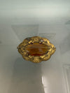 Vintage Amber Stone Brooch | Antique & Vintage | Moonee Ponds Antiques | Australia Wide Delivery