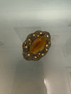 Vintage Amber Stone Brooch | Antique & Vintage | Moonee Ponds Antiques | Australia Wide Delivery