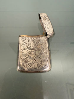 Victorian Sterling Silver Vesta Case With Match Striker | Antique & Vintage | Moonee Ponds Antiques | Australia Wide Delivery