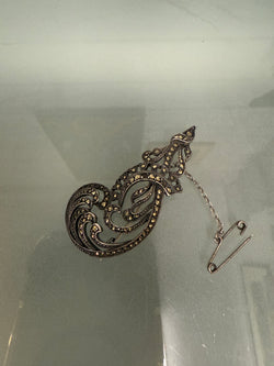 Vintage Silver & Marcasite Brooch | Antique & Vintage | Moonee Ponds Antiques | Australia Wide Delivery