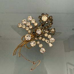 Vintage Sparkling Rhinestone Brooch